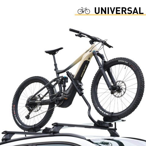 Pesio universal tag cykelholder til bil i stål til 1 cykel med lås