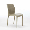 Love hvid havebord sæt: 4 Bohème farvet stole og 90cm kvadratisk bord Omkostninger