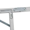 Silver Gapless Level 6 Brunner 140x81 cm campingbord metal foldebord Mængderabat
