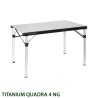 Titanium Quadra 4 NG Brunner 120,5x70 cm campingbord metal foldebord På Tilbud