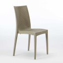 Love hvid havebord sæt: 4 Bistrot farvet stole og 90cm kvadratisk bord Omkostninger