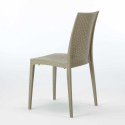 Love hvid havebord sæt: 4 Bistrot farvet stole og 90cm kvadratisk bord Køb