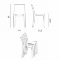 SummerLife hvid havebord sæt: 6 Bistrot farvet stole og 150x90 cm bord 