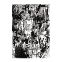 Milano GRI226 Abstrakt rektangulær gulvtæppe bløde løse tæppe til stue På Tilbud