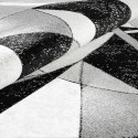 Milano GRI229 geometrisk rektangulær gulvtæppe bløde løse tæppe stuen Tilbud