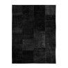 Ambiente TUAN01 sort rektangulær gulvtæppe bløde løse tæppe stuen På Tilbud