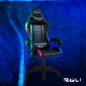 The Horde Plus ergonomisk gamer kontorstol massage RGB lys kunstlæder Omkostninger