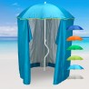 Zeus GiraFacile strand parasol 200cm med aftageligt læsejl UV-beskyttende Egenskaber