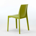 SummerLife hvid havebord sæt: 6 Rome farvet stole og 150x90 cm bord 