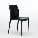 Bohème stabelbar rattan have stol møbler i kvalitetsplast i flere farver Model