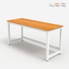 Bridgewhite 120 lille træ skrivebord 120x60cm med hvid stel til gaming Omkostninger