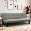 Onice 3 personers sofa futon sovesofa microfiber til stue gæsteværelse Omkostninger