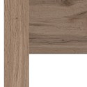Vilnis WD 160/180cm hjørne skrivebord træ design egetræ med opbevaring Valgfri