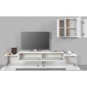 Moderne design hvid vægmonteret tv-stativ Stady WH Rabatter