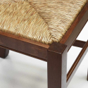 Silvana Paglia AHD massiv bøgetræ spisebords stol fletsæde vintage design Rabatter