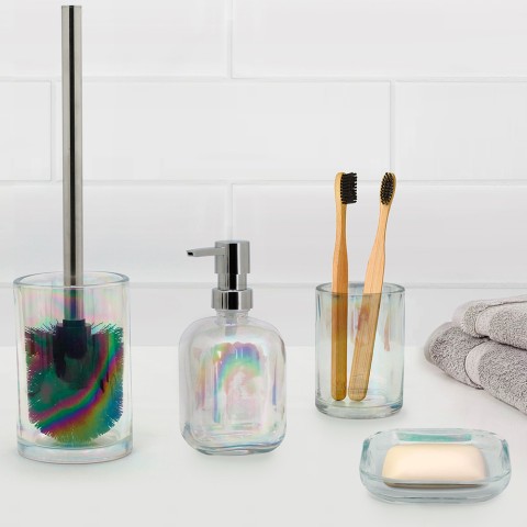 Opal badeværelsestilbehør sæt tandkrus sæbedispenser toiletbørste Kampagne