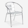 Sunday havestol stabelbar spisebordsstol aluminium havemøbel til have Kampagne
