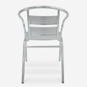Sunday havestol stabelbar spisebordsstol aluminium havemøbel til have Udsalg