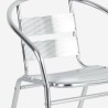 Sunday havestol stabelbar spisebordsstol aluminium havemøbel til have Rabatter