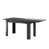 Fly Dama sort spisebord med udtræk træ 90x137-185 cm blank rektangulær Tilbud
