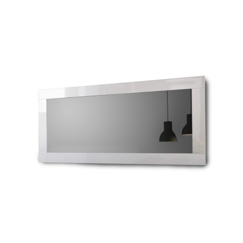 Miro Amalfi blank hvid stor spejl 75x170 cm vægspejl soveværelse gang Kampagne