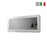 Miro Amalfi blank hvid stor spejl 75x170 cm vægspejl soveværelse gang På Tilbud