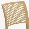 Sæt med 20 Cross AHD stol stabelbar spisebordsstole plast inden udendørs Egenskaber
