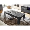 Lanz Prisma blank antacit lille sofabord træ 65x122cm rektangulær stue Udvalg