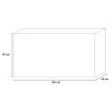 Alis Wh Prisma blank hvid tv bord skænk 181 cm med 2 låger og 1 skuffe Mængderabat