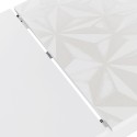 Most Prisma lille blank hvid træ spisebord med udtræk 90x137-185 cm Udsalg