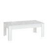 Reef Prisma blank hvid lille sofabord træ 65x122 cm rektangulær stue Tilbud