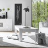 Reef Prisma blank hvid lille sofabord træ 65x122 cm rektangulær stue Valgfri