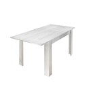 Vigo Urbino blank hvid lille nåletræ spisebord med udtræk 90x137-185cm Udsalg
