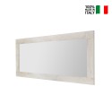 Self Urbino hvid fyrretræ stor spejl 75x170 cm vægspejl værelse gang På Tilbud