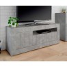 Jaor Ct Urbino cement grå TV bord 138x43cm lav skænk med 3 låger hylde Udsalg