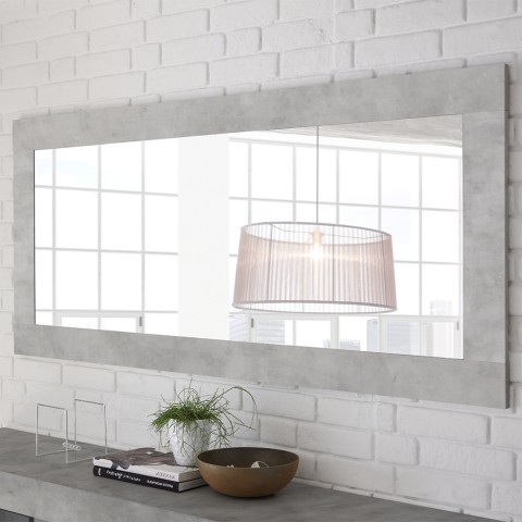 Alma Urbino grå cement farve stor spejl 75x170cm vægspejl værelse gang Kampagne