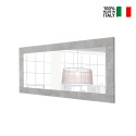 Alma Urbino grå cement farve stor spejl 75x170cm vægspejl værelse gang På Tilbud