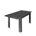Diogo Urbino sort oxideret 90x137-185 cm træ spisebord med udtræk Tilbud