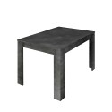 Diogo Urbino sort oxideret 90x137-185 cm træ spisebord med udtræk Udsalg