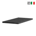 Urbino 48 cm sort oxideret forlængelsesplade træ til Log spisebordet På Tilbud