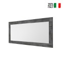 Moment Urbino sort oxideret farvet stort spejl 75x170cm vægspejl gang På Tilbud