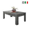 Morris Urbino lille sort oxideret sofabord 65x122 cm træ til stue På Tilbud
