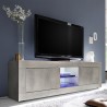 Nolux Pc Basic fyrretræ tv bord lav skænk 180 cm med 2 låger og hylde Kampagne