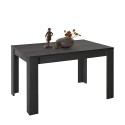 Avant Rimini sort valnød spisebord med udtræk 90x137-185cm rektangulær Udsalg
