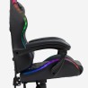 The Horde junior gamer stol gaming kontorstol med RGB lys 2 puder 