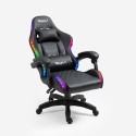 The Horde junior gamer stol gaming kontorstol med RGB lys 2 puder Mængderabat