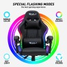 The Horde junior gamer stol gaming kontorstol med RGB lys 2 puder Omkostninger