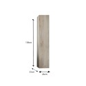 Bax hvid fyrretræ skab med 1 låge hylder væghængt badeværelsesmøbel Udsalg