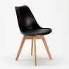 Long Island hvid cafebord sæt: 2 Nordica farvet stole og 70cm rundt bord 