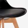 Long Island hvid cafebord sæt: 2 Nordica farvet stole og 70cm rundt bord 